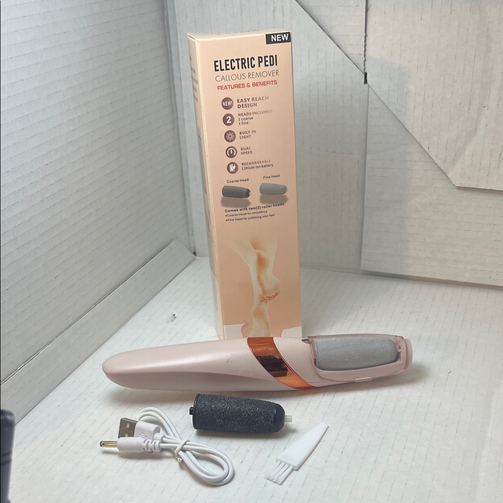 Electric Pedi Callus Remover - Pink